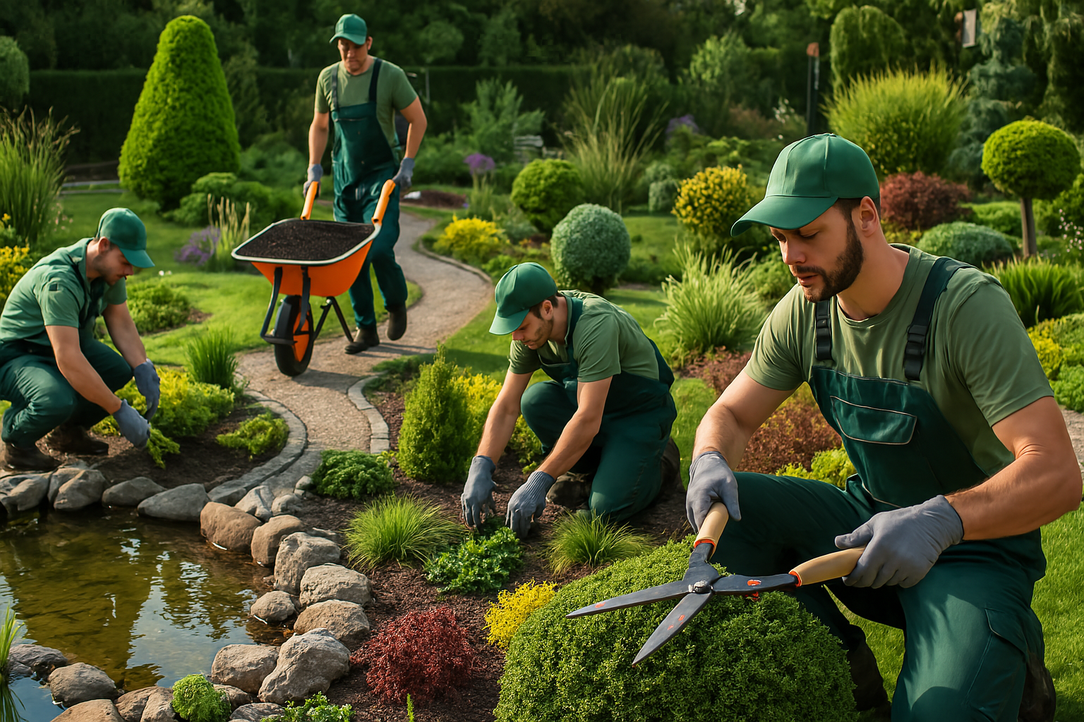 Elegant Hardscaping: Patios, Paths & Walls